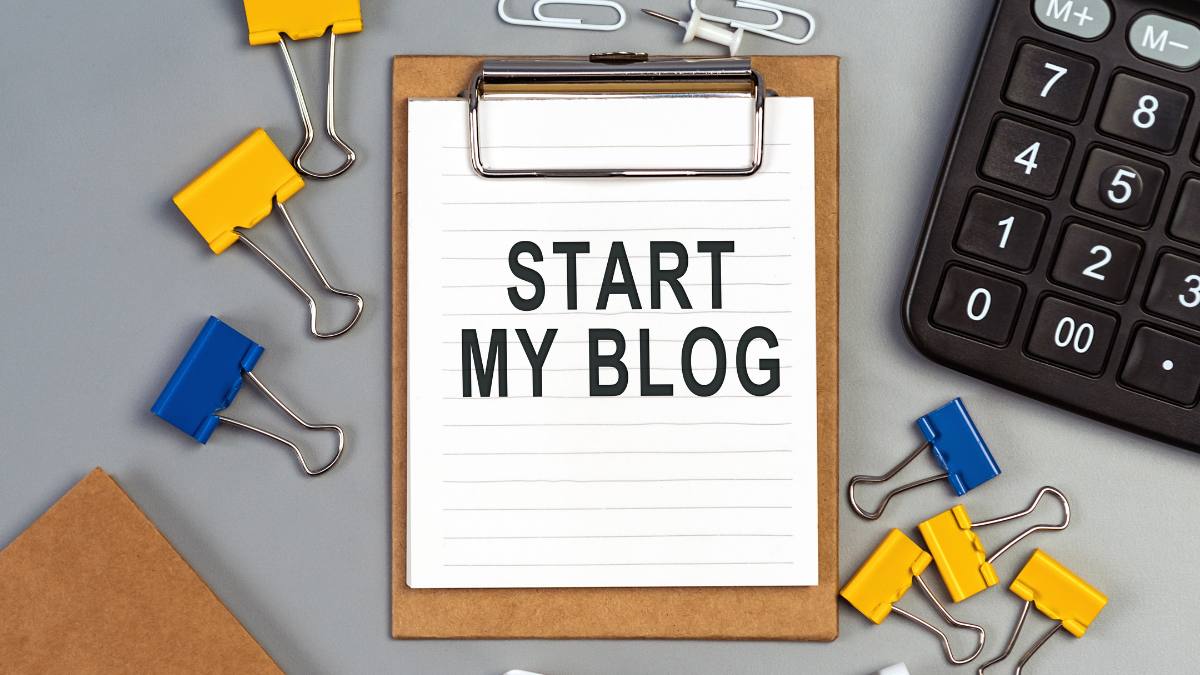 start a blog