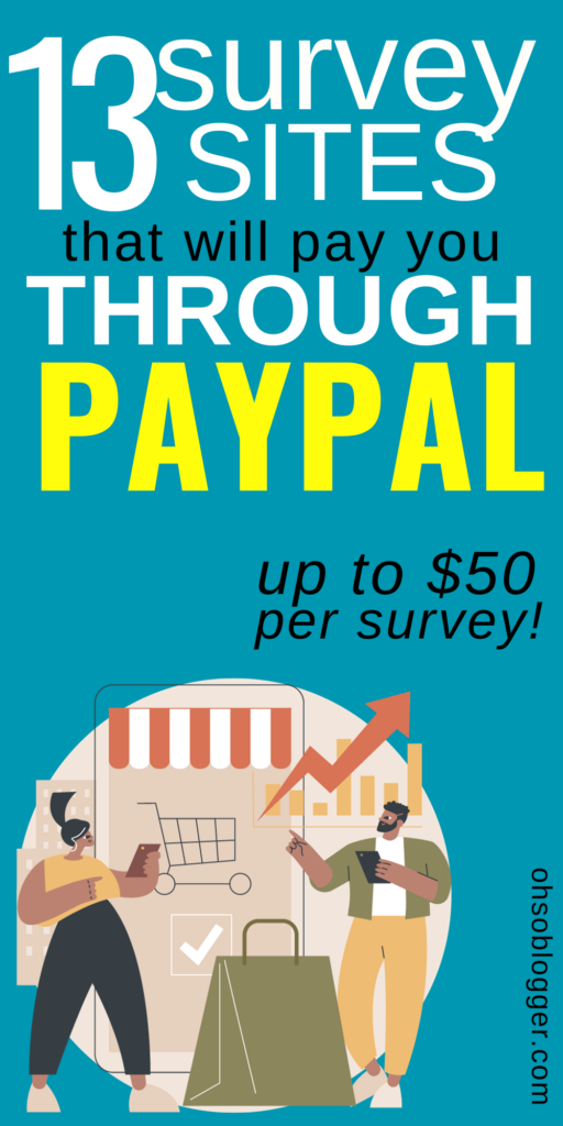 Survey sites that will pay you through paypal