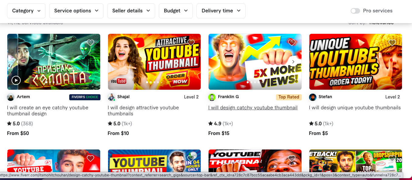 YouTube Thumbnails